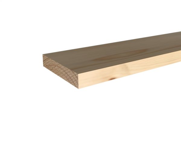25 x 125mm Planed Redwood (20.5 x 119mm Finished Size)
