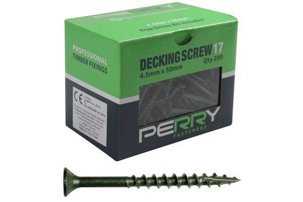 100mm Decking Screws (4.5mm diameter, 100 per box)