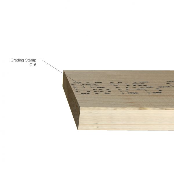 47 x 200mm (44 x 195mm finished sizes) Eased Edge C16 Grade Timber Joists - Image 3