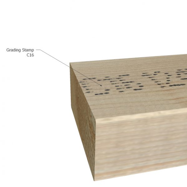 75 x 150mm (72 x 145mm finished sizes) Eased Edge C16 Grade Timber Joists - Image 3