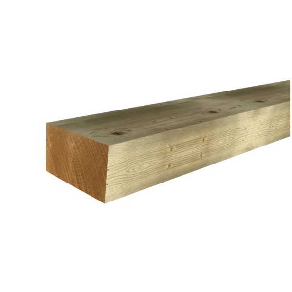 75 x 150mm (72 x 145mm Finished) Treated C24 Grade Timber Joists - 4.8m